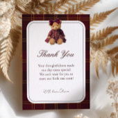 Teddy Bear Baby Shower Thank You Card Bedankkaart