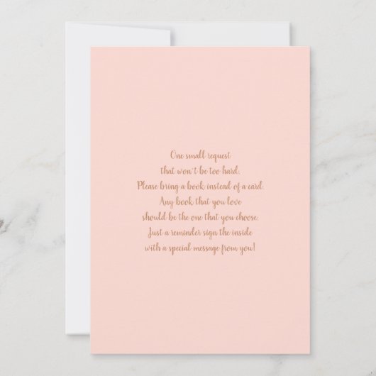 Teddy Bear Baby shower Uitnodiging (Achterkant)