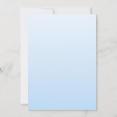 Teddy Bear Baby shower Uitnodiging, Boy Baby showe Kaart (Achterkant)