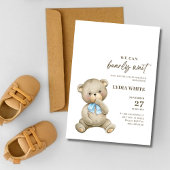 Teddy Bear Baby shower Uitnodiging kan nauwelijks