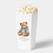 Teddy Bear Baby shower Uitnodiging kan nauwelijks  Bedankdoosjes (Popped)