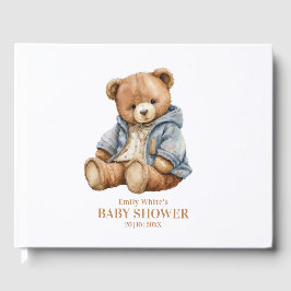 Teddy Bear Baby shower Uitnodiging kan nauwelijks  Gastenboek