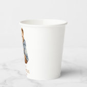 Teddy Bear Baby shower Uitnodiging kan nauwelijks  Papieren Bekers (Links)