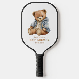 Teddy Bear Baby shower Uitnodiging kan nauwelijks  Pickleball Paddle