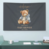 Teddy Bear Baby shower Uitnodiging kan nauwelijks  Spandoek (Beurs)