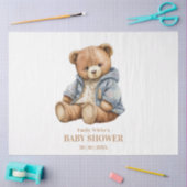 Teddy Bear Baby shower Uitnodiging kan nauwelijks  Tissuepapier (Craft)