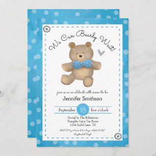Teddy Bear Baby Shower-uitvindingen Kaart