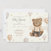 Teddy Bear Baby Shower-uitvindingen Kaart (Voorkant)