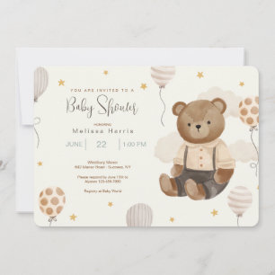Teddy Bear Baby Shower-uitvindingen Kaart