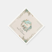  Teddy Bear Baby shower voor Jongen Servet (Hoek)