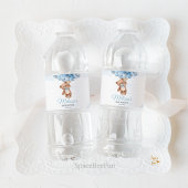 Teddy Bear Baby shower wateretiketten Waterfles Etiket
