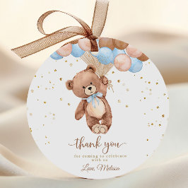 Teddy Bear Baby shower We kunnen duidelijk voorsta Bedankjes Labels
