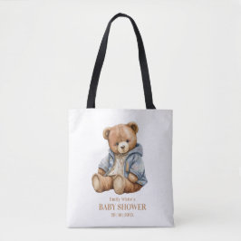 Teddy Bear Baby shower, we kunnen nauwelijks wacht Tote Bag