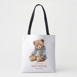 Teddy Bear Baby shower, we kunnen nauwelijks wacht Tote Bag