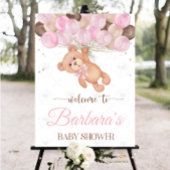 Teddy Bear Baby shower We kunnen nauwelijks wachte Bedankkaart