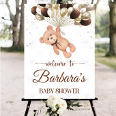 Teddy Bear Baby shower We kunnen nauwelijks wachte Bedankkaart