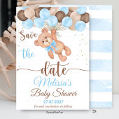 Teddy Bear Baby shower We kunnen nauwelijks wachte Save The Date