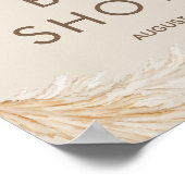 Teddy Bear Baby shower Welcome Poster (Hoek)