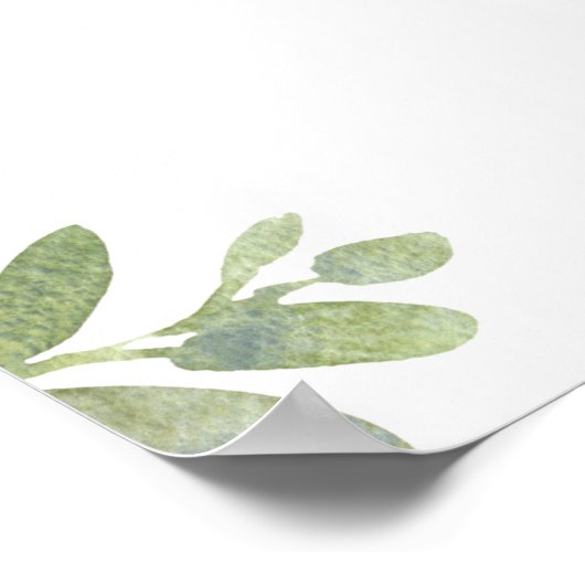 Teddy Bear Baby shower Welcome Sign Poster (Hoek)