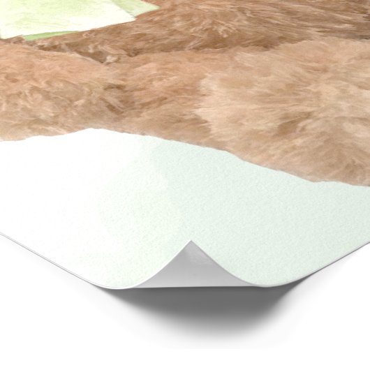 Teddy Bear Baby shower Welkomstteken Poster (Hoek)