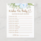 Teddy Bear Baby shower wil Baby (Voorkant)