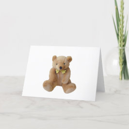 Teddy Bear Baby verwacht liefde voor zwangerschaps Feestdagen Kaart