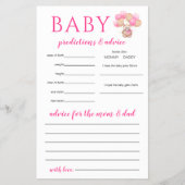 Teddy Bear Baby voorspellingen spel Flyer (Voorkant)