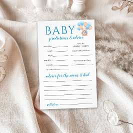 Teddy Bear Baby voorspellingen spel Flyer