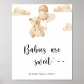 Teddy Bear baby's zijn zoet Poster (Voorkant)
