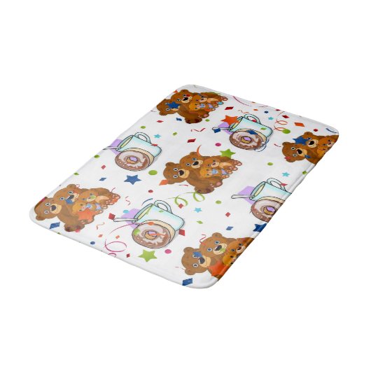 Teddy Bear Badkamer Badmat (Gekanteld)