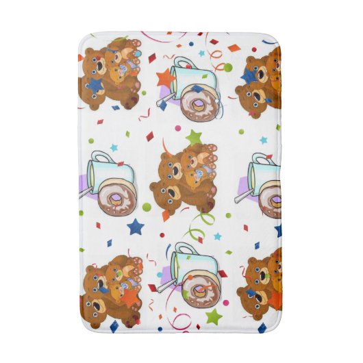 Teddy Bear Badkamer Badmat (Voorkant Verticaal)