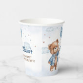 Teddy Bear ballon Beary eerste verjaardagsfeestje Papieren Bekers (Rechts)