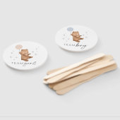 Teddy Bear ballon Geslacht Onthullen - Stemfan Handwaaier (Niet-gemonteerd)