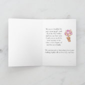 Teddy Bear-ballon zo dankbare Kaart (Binnen)