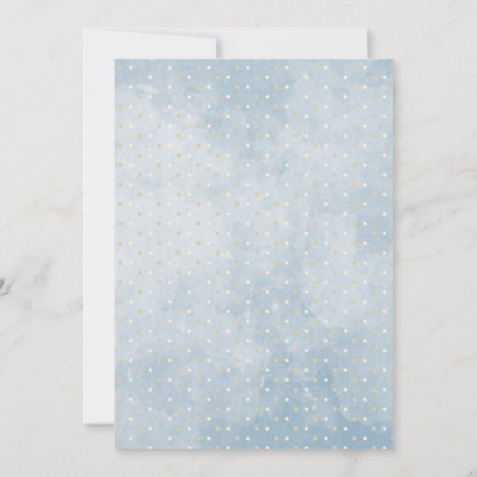 Teddy Bear ballonnen Barly Wachten Baby shower Bin Kaart (Achterkant)