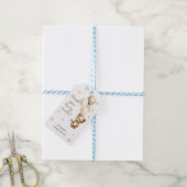 Teddy Bear Ballonnen Dank Je Beary Veel Cadeaulabel (Met Touw)