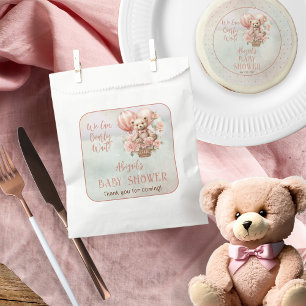 Teddy Bear Ballonnen Meisje Barly Wachten Baby sho Bedankzakje