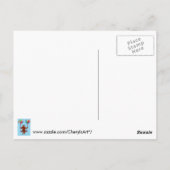 Teddy Bear Ballonnen Swing Happy Birthday Briefkaa Briefkaart (Achterkant)