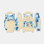 Teddy Bear Balloon Arch Boy Baby shower Bedankdoosjes (Uitgevouwen)