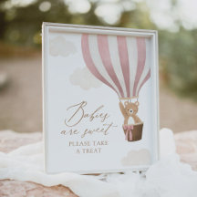 Teddy Bear Balloon Baby shower Baby's zijn zoet