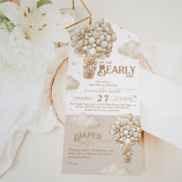 Teddy Bear Balloon Barly Wacht neutraal Baby showe