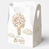 Teddy Bear Balloon Barly Wacht neutraal Baby showe Bedankdoosjes (Geopend)