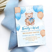 Teddy Bear Balloon Barly Wait Baby shower