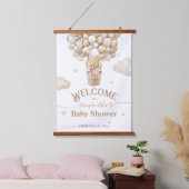 Teddy Bear Balloon Barly Wait Baby shower Welkom Hangend Wandkleed (Slaapkamer)