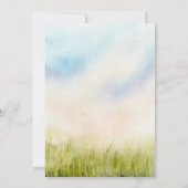 Teddy Bear Balloon Birthday Party Invitation Kaart (Achterkant)