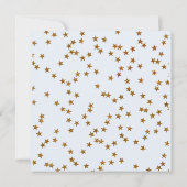 Teddy Bear Balloon Boy Baby shower Invitation Kaart (Achterkant)