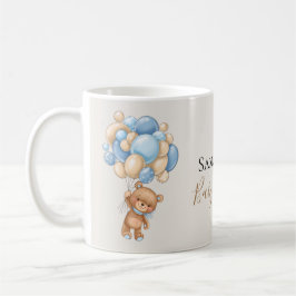 Teddy Bear Balloon Brown Koffiemok