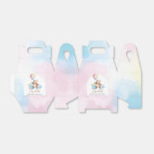 Teddy Bear Balloon Clouds Beary First Birthday Bedankdoosjes (Uitgevouwen)