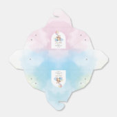 Teddy Bear Balloon Clouds Beary First Birthday Bedankdoosjes (Uitgevouwen)