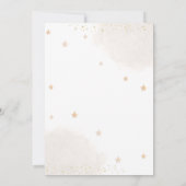 Teddy Bear Balloon Genderneutraal Baby shower Kaart (Achterkant)